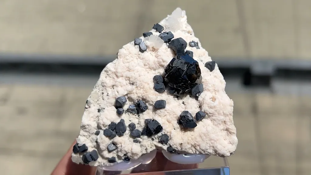 Sphalerite variety Cleiophane with Galena - image 2