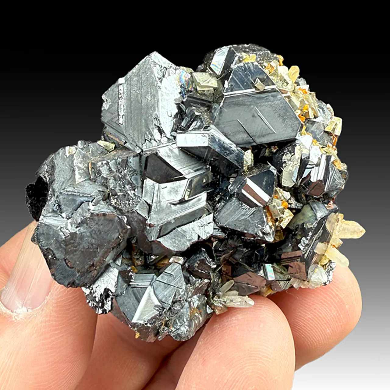 Sphalerite with Arsenopyrite, Calcite, Quartz - image 1