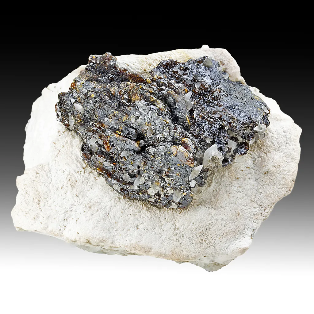 Sphalerite with Barite, Calcite image