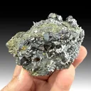 Sphalerite with Boulangerite, Quartz, Pyrite - image 1