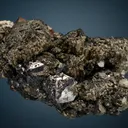 Sphalerite with Calcite and Andradite - image 3