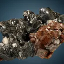 Sphalerite with Calcite and Andradite - image 4