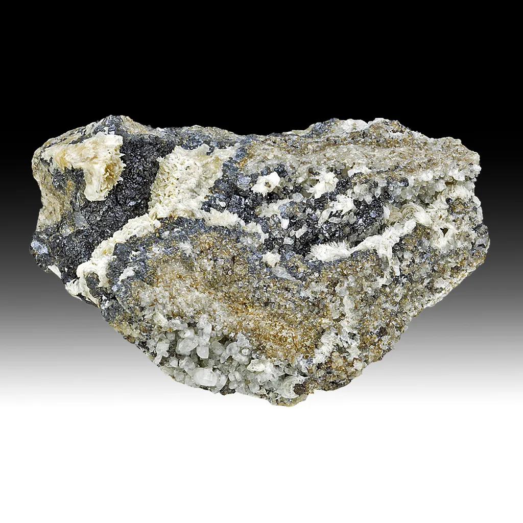 Sphalerite with Calcite, Barite image