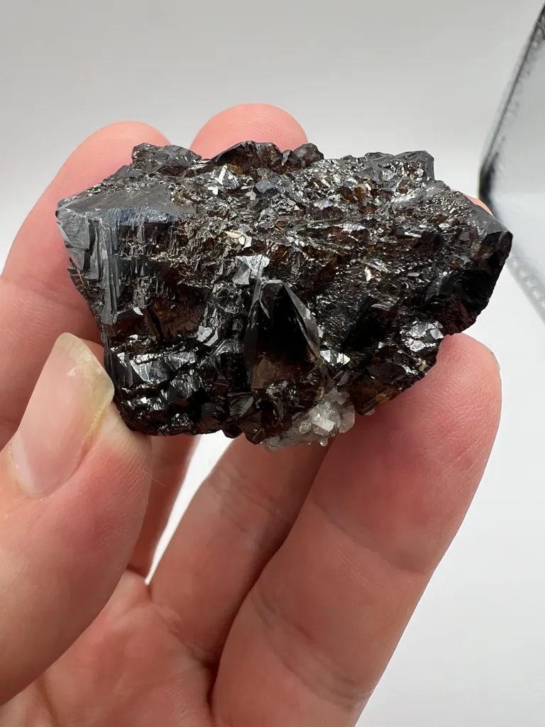 Sphalerite with Calcite - Elmwood Mine - 10053 image
