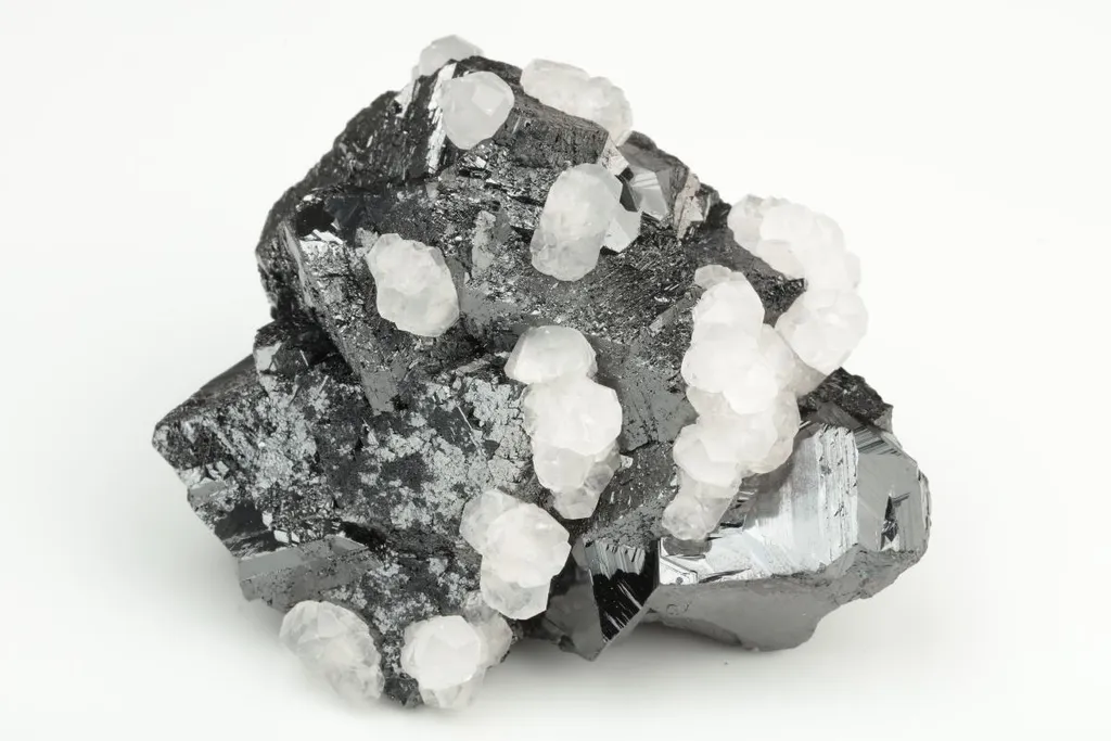 Sphalerite with Calcite image