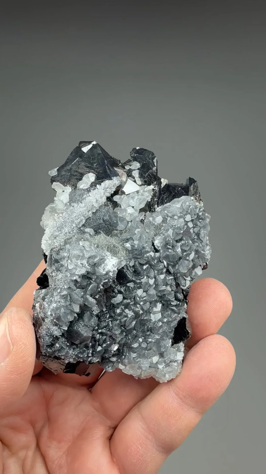 Sphalerite with Calcite, Jamesonite - image 2