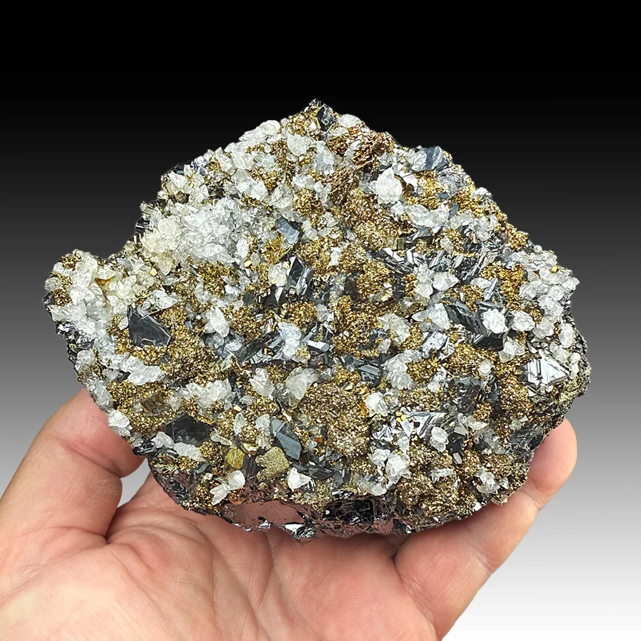 Sphalerite with Calcite, Pyrite - image 1