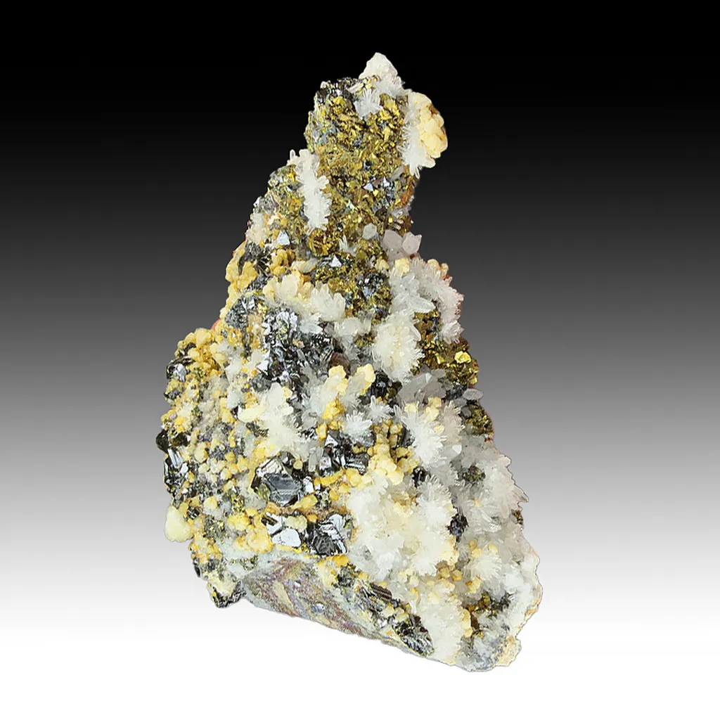 Sphalerite with Chalcopyrite, Dolomite, Quartz image