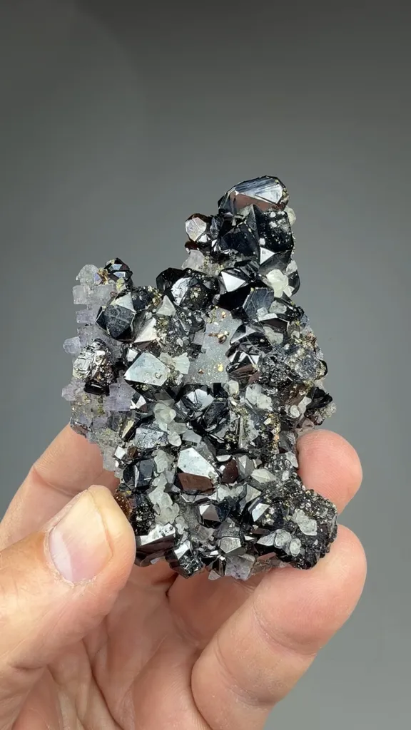 Sphalerite with Chalcopyrite, Fluorite, Calcite - image 2