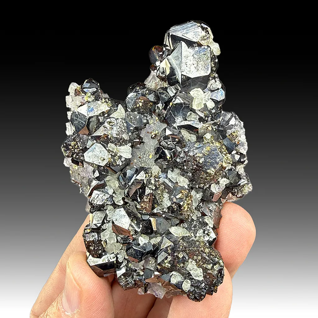 Sphalerite with Chalcopyrite, Fluorite, Calcite image