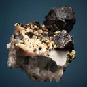 Sphalerite with Chalcopyrite on Dolomite - image 3
