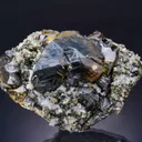 Sphalerite with Chalcopyrite on Quartz - image 1