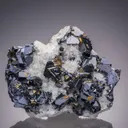 Sphalerite with Chalcopyrite on Quartz - image 1