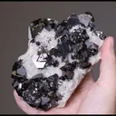 Sphalerite with Chalcopyrite on Quartz - image 2