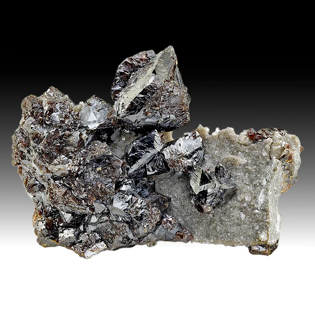 Sphalerite with Dolomite, Calcite image