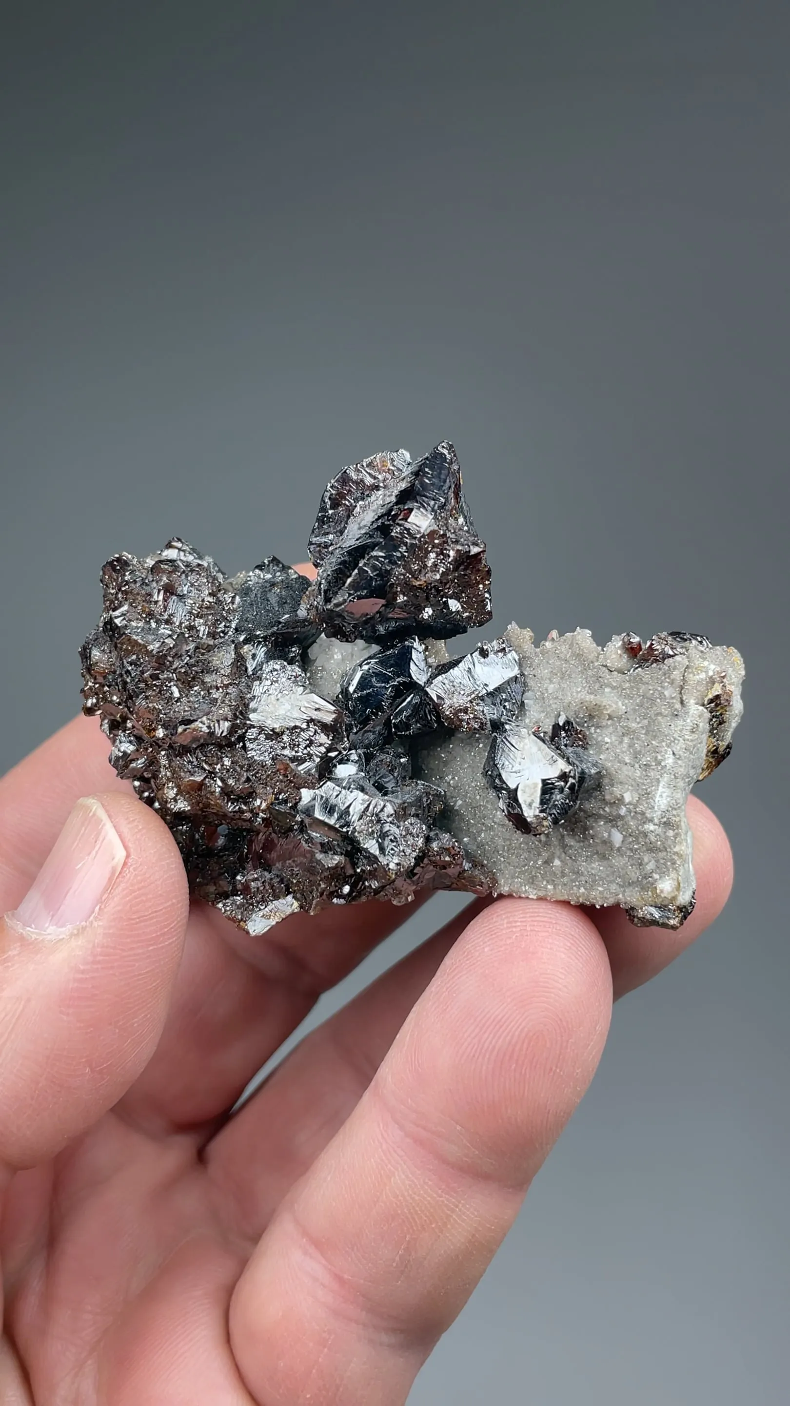 Sphalerite with Dolomite, Calcite - image 2