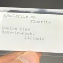 Sphalerite with Fluorite - image 2