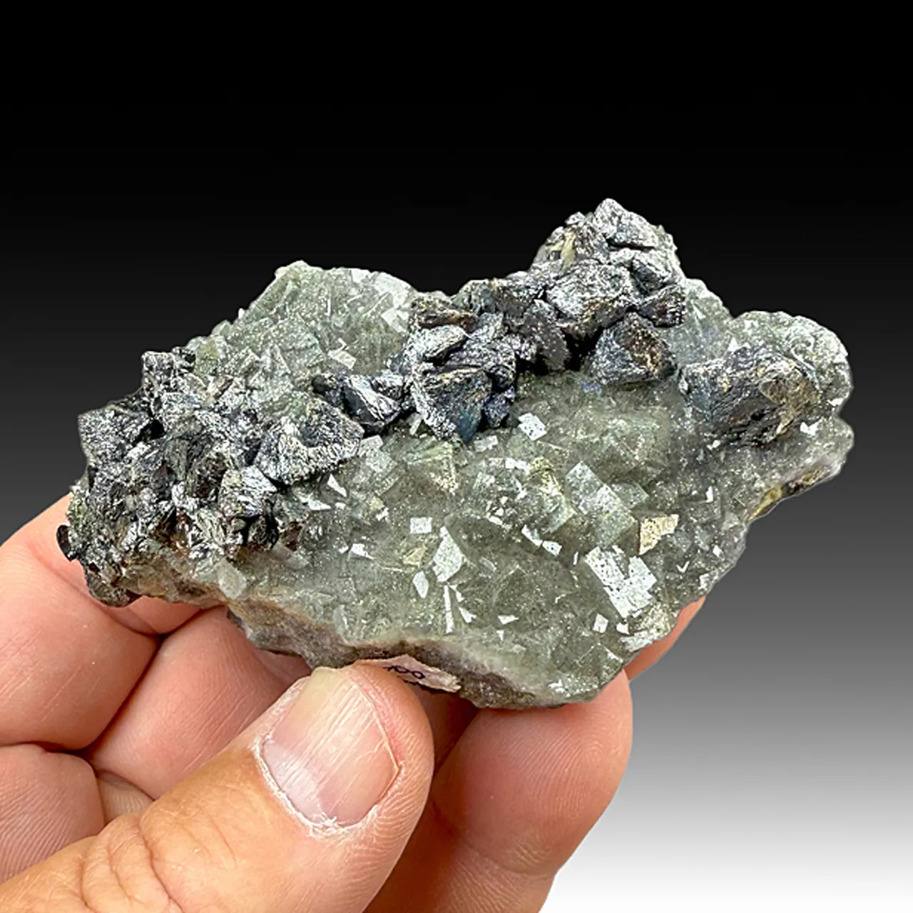 Sphalerite with Fluorite, Marcasite - image 1