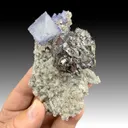 Sphalerite with Fluorite, Quartz - image 1