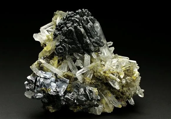Sphalerite with Galena and Quartz image