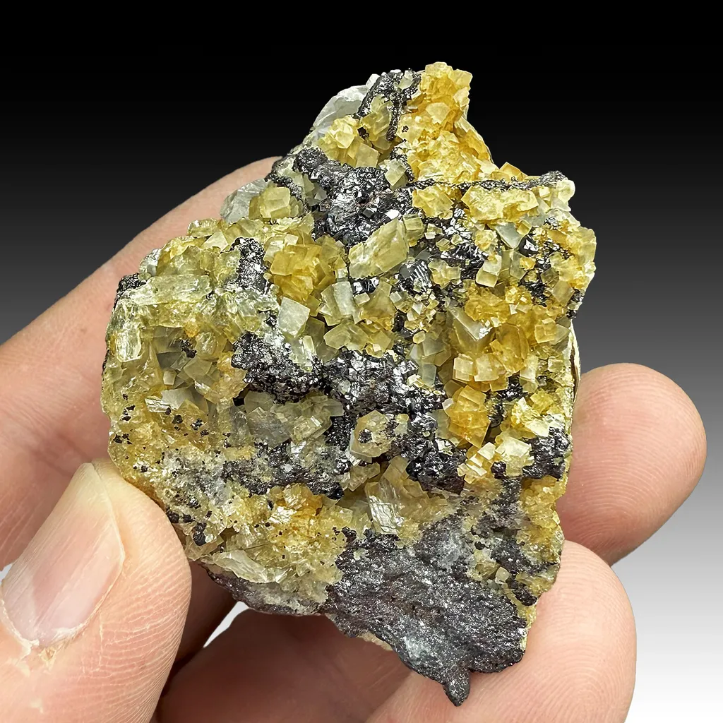 Sphalerite with Galena, Calcite image