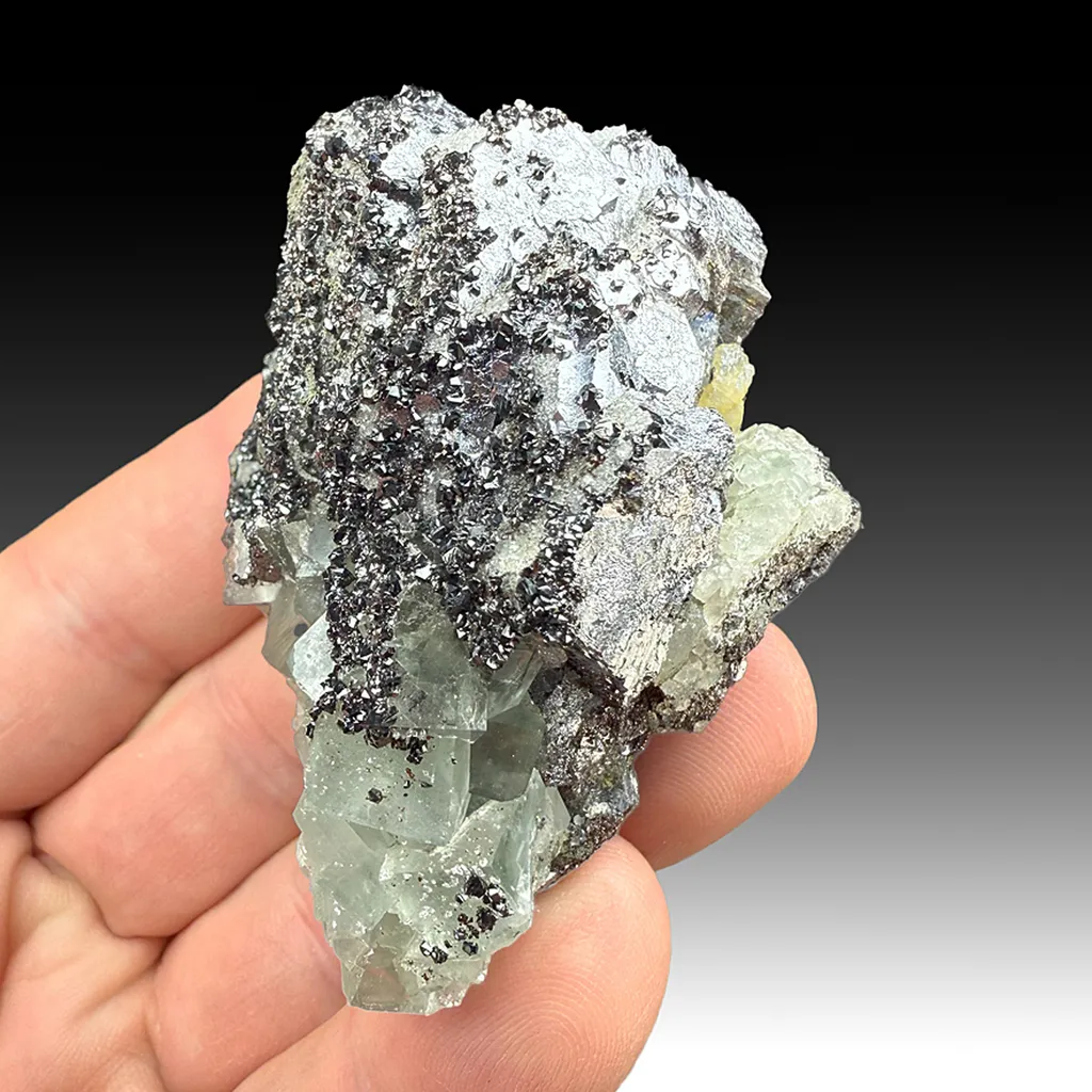 Sphalerite with Galena, Fluorite image