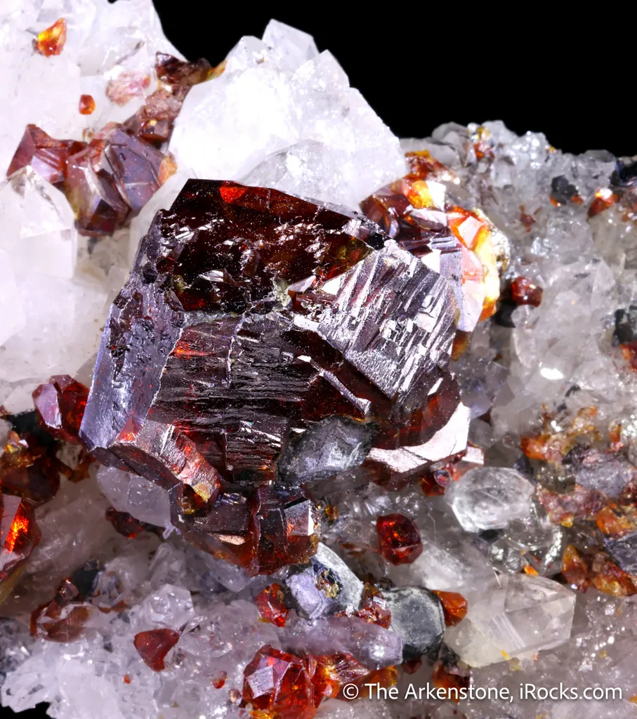 Sphalerite with Galena & Quartz image