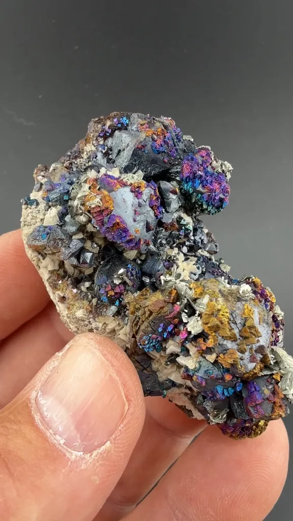 Sphalerite with Marcasite, Chalcopyrite, Dolomite image