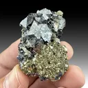Sphalerite with Pyrite, Calcite - image 1