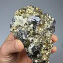 Sphalerite with Pyrite, Calcite - image 2