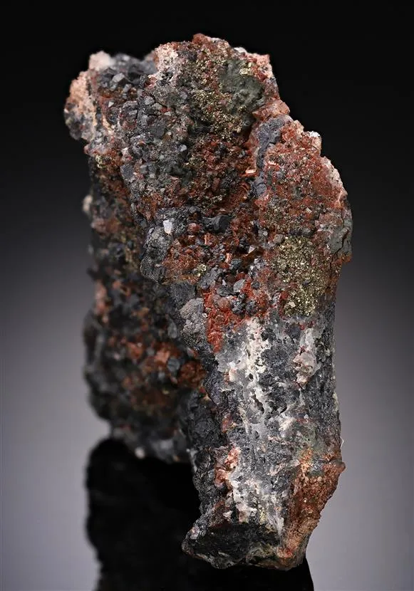 Sphalerite with Pyrite on Quartz - image 1
