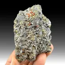 Sphalerite with Pyrite, Quartz, Realgar - image 1