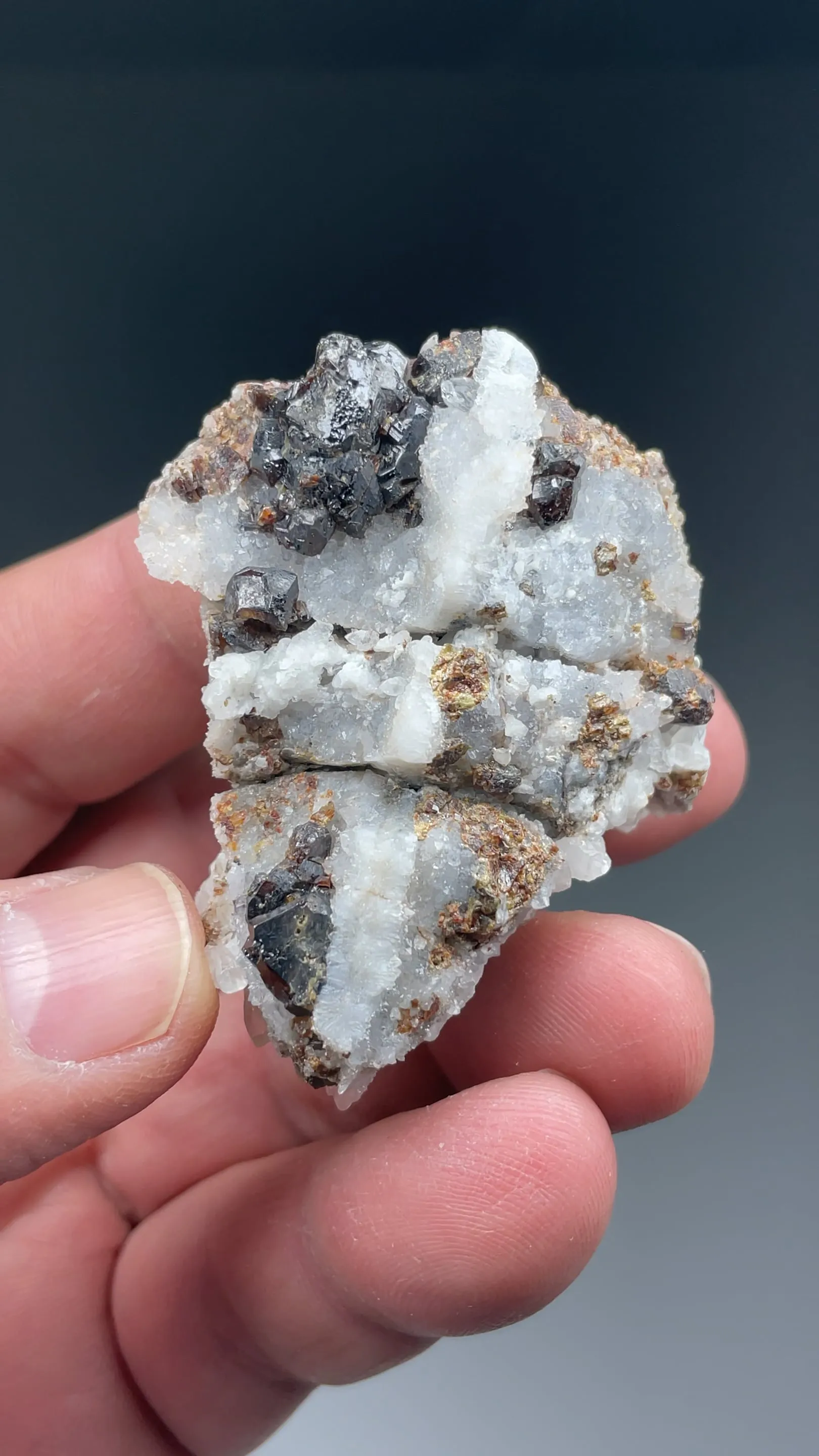 Sphalerite with Quartz, Calcite - image 2