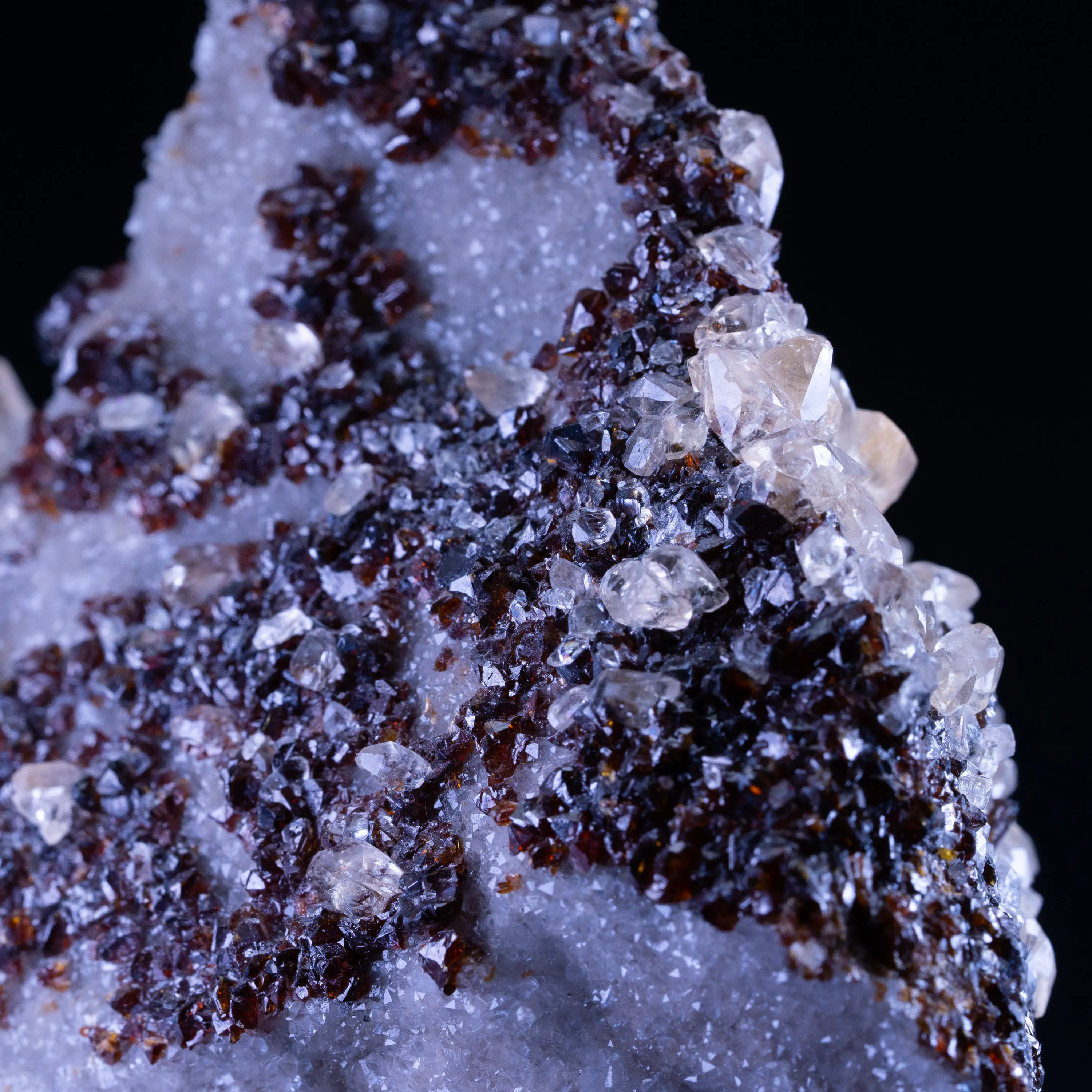 Sphalerite with Quartz & Calcite - image 1