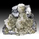 Sphalerite with Quartz, Calcite, Chalcopyrite, Galena - image 1