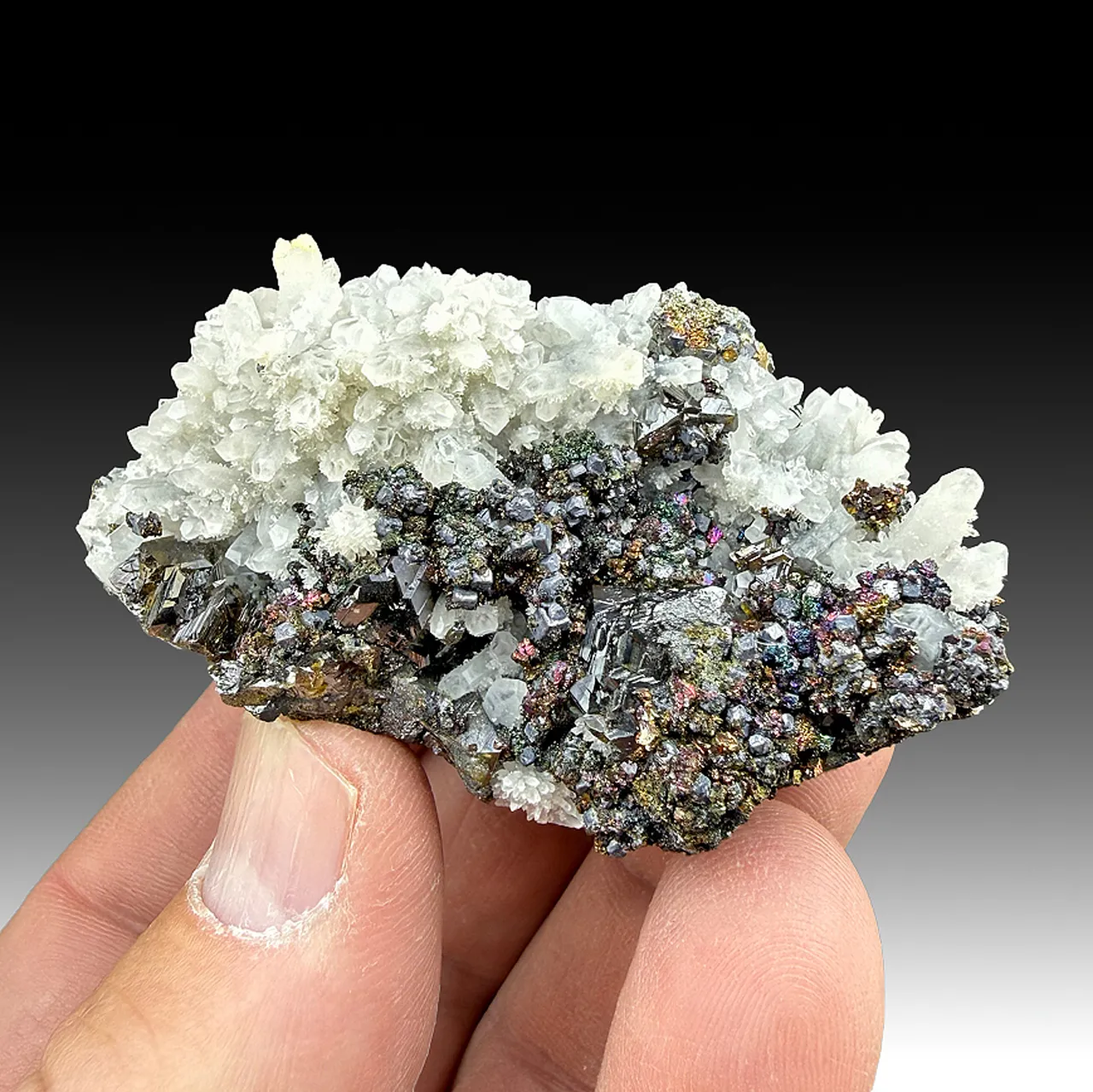 Sphalerite with Quartz, Chalcopyrite - image 1
