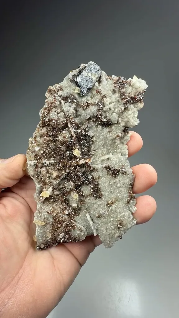 Sphalerite with Quartz, Dolomite, Calcite - image 2
