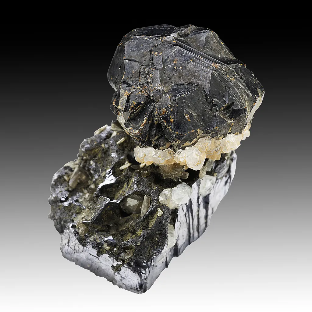 Sphalerite with Quartz, Galena image