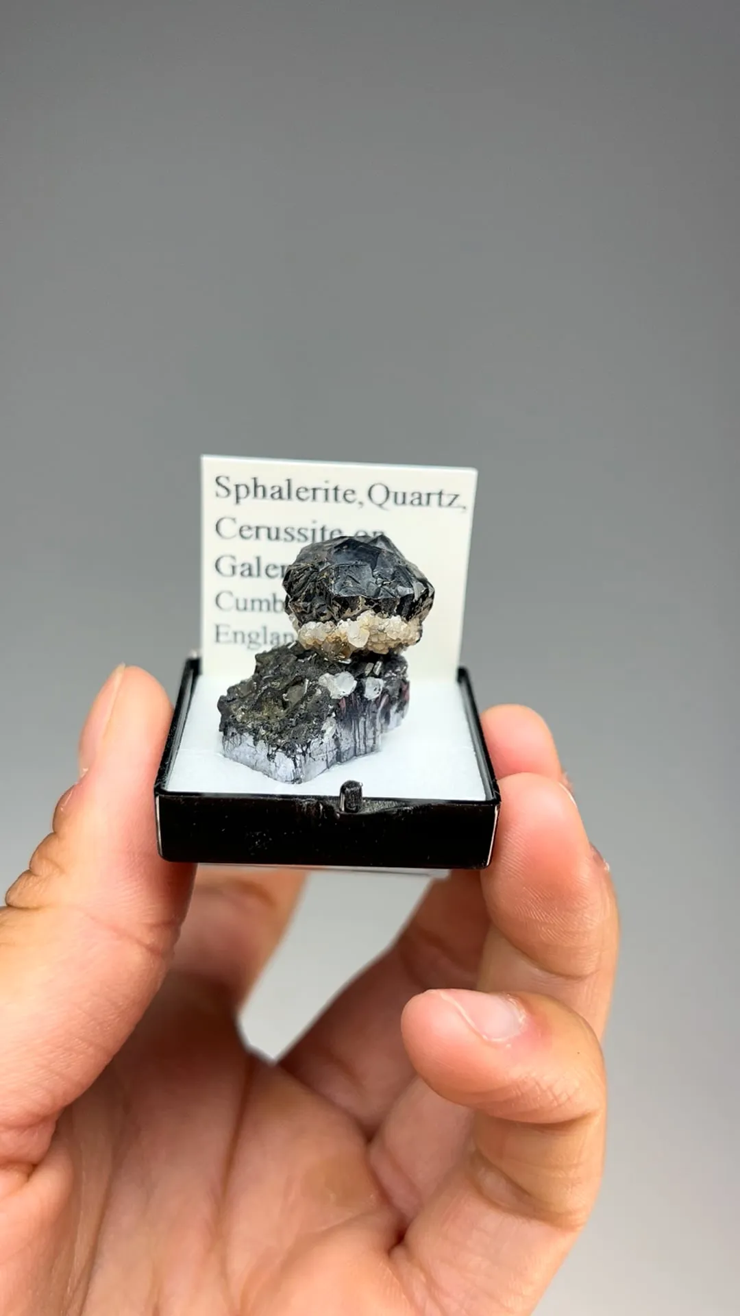 Sphalerite with Quartz, Galena - image 2