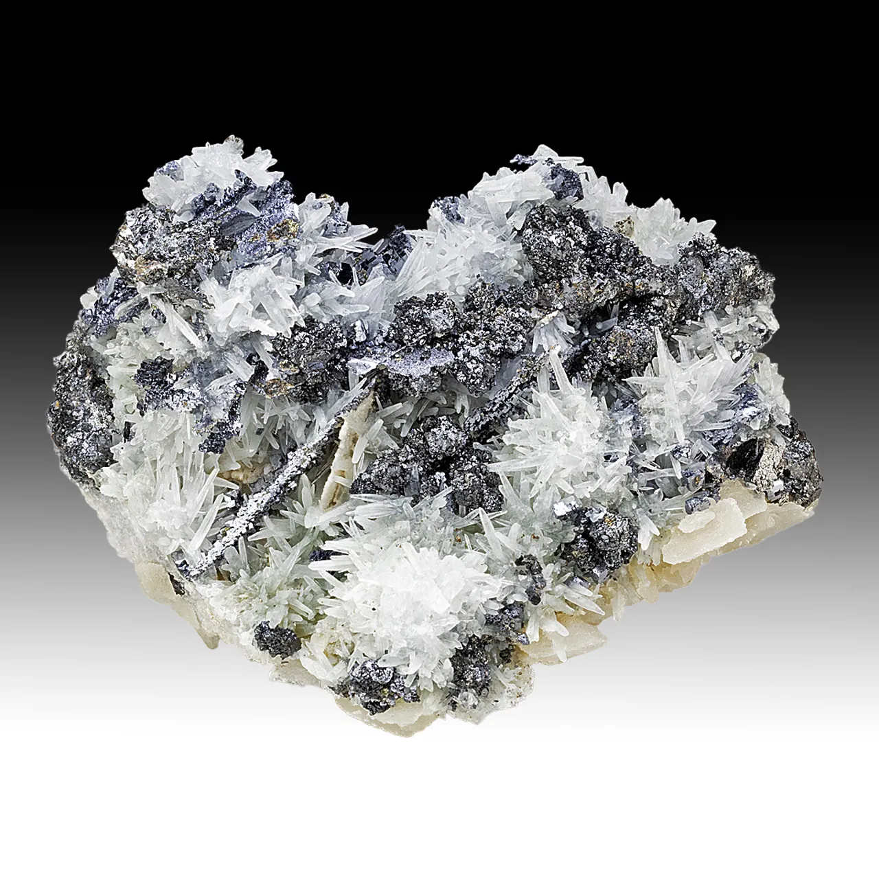 Sphalerite with Quartz, Galena, Calcite - image 1