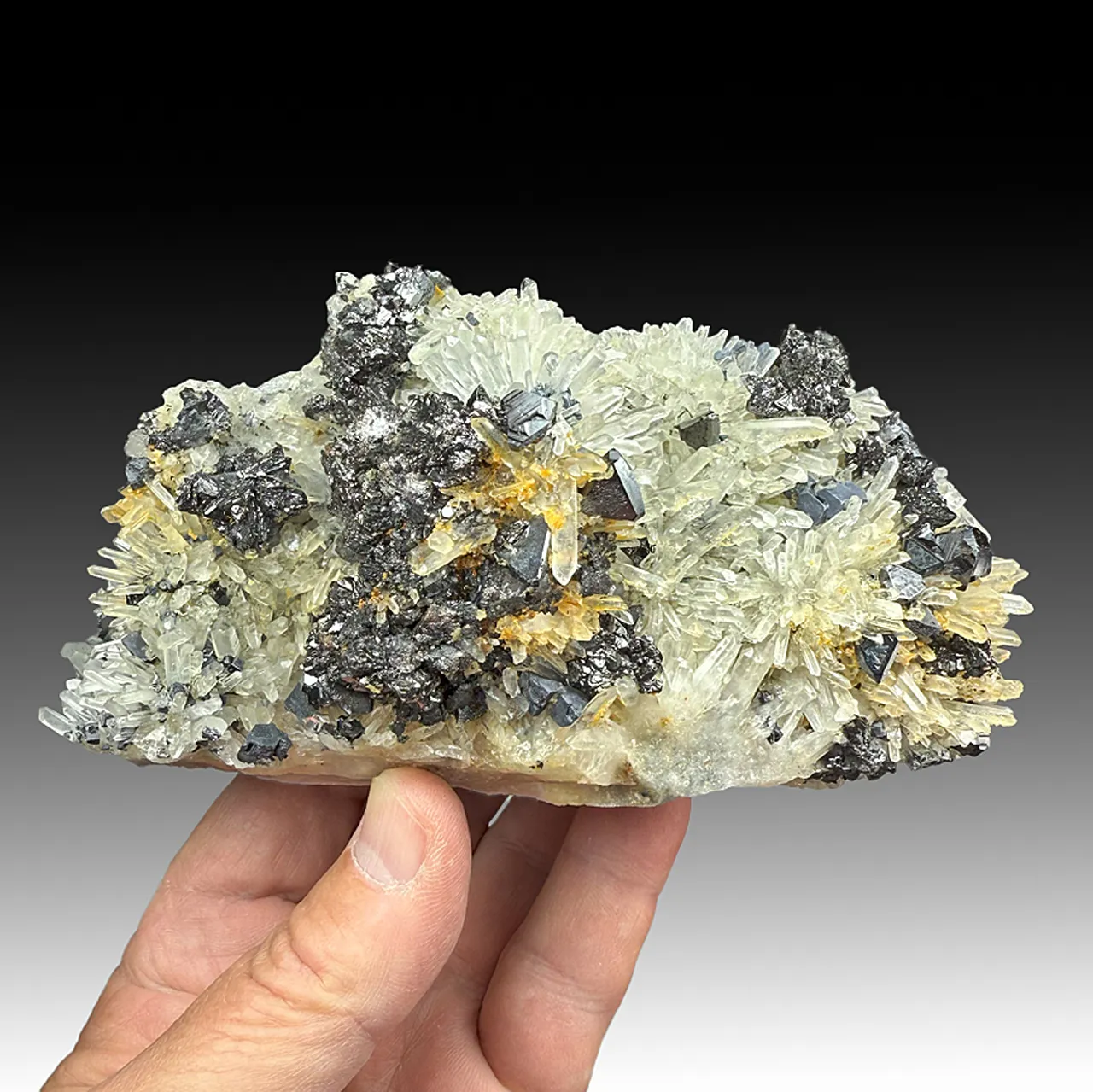 Sphalerite with Quartz, Galena - image 1