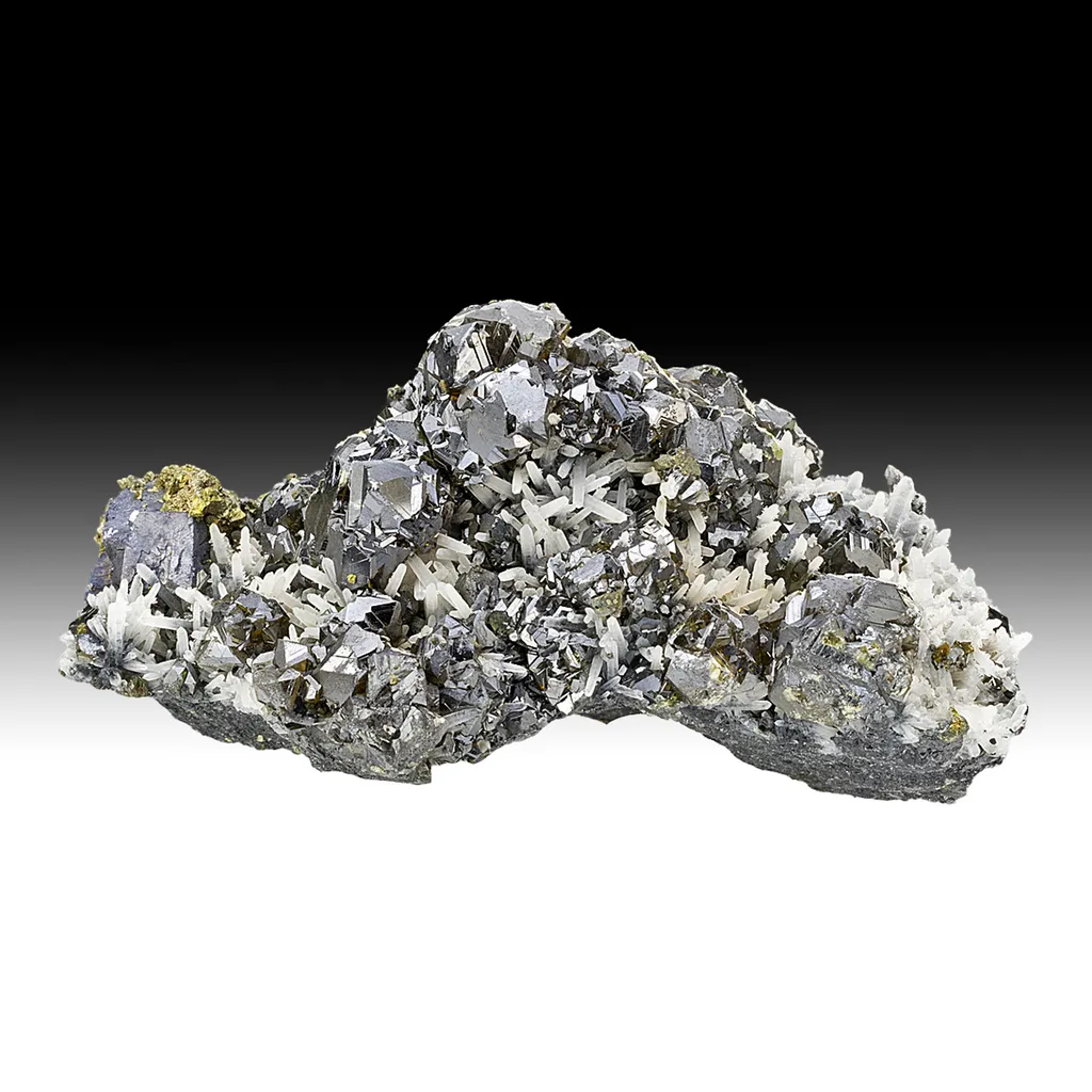 Sphalerite with Quartz, Galena image