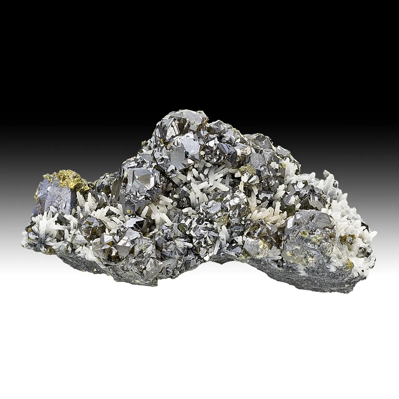 Sphalerite with Quartz, Galena - image 1