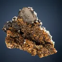 Sphalerite with Quartz on Andradite - image 1