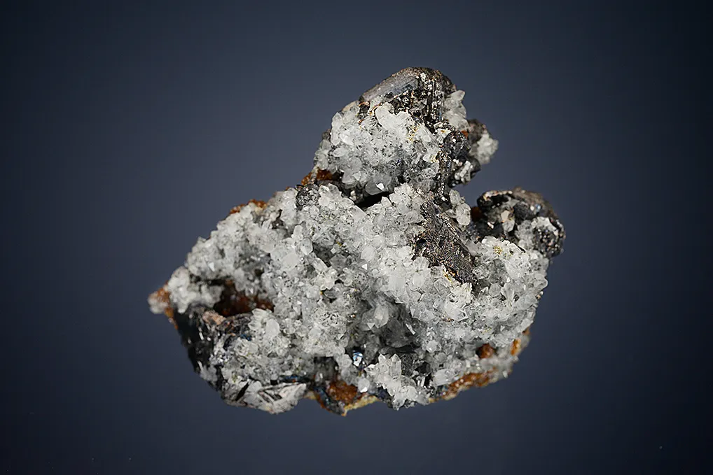 Sphalerite with Quartz on Andradite - image 3