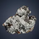 Sphalerite with Quartz on Andradite - image 3