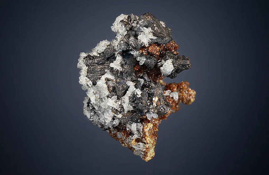 Sphalerite with Quartz on Andradite - image 4