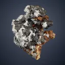 Sphalerite with Quartz on Andradite - image 4