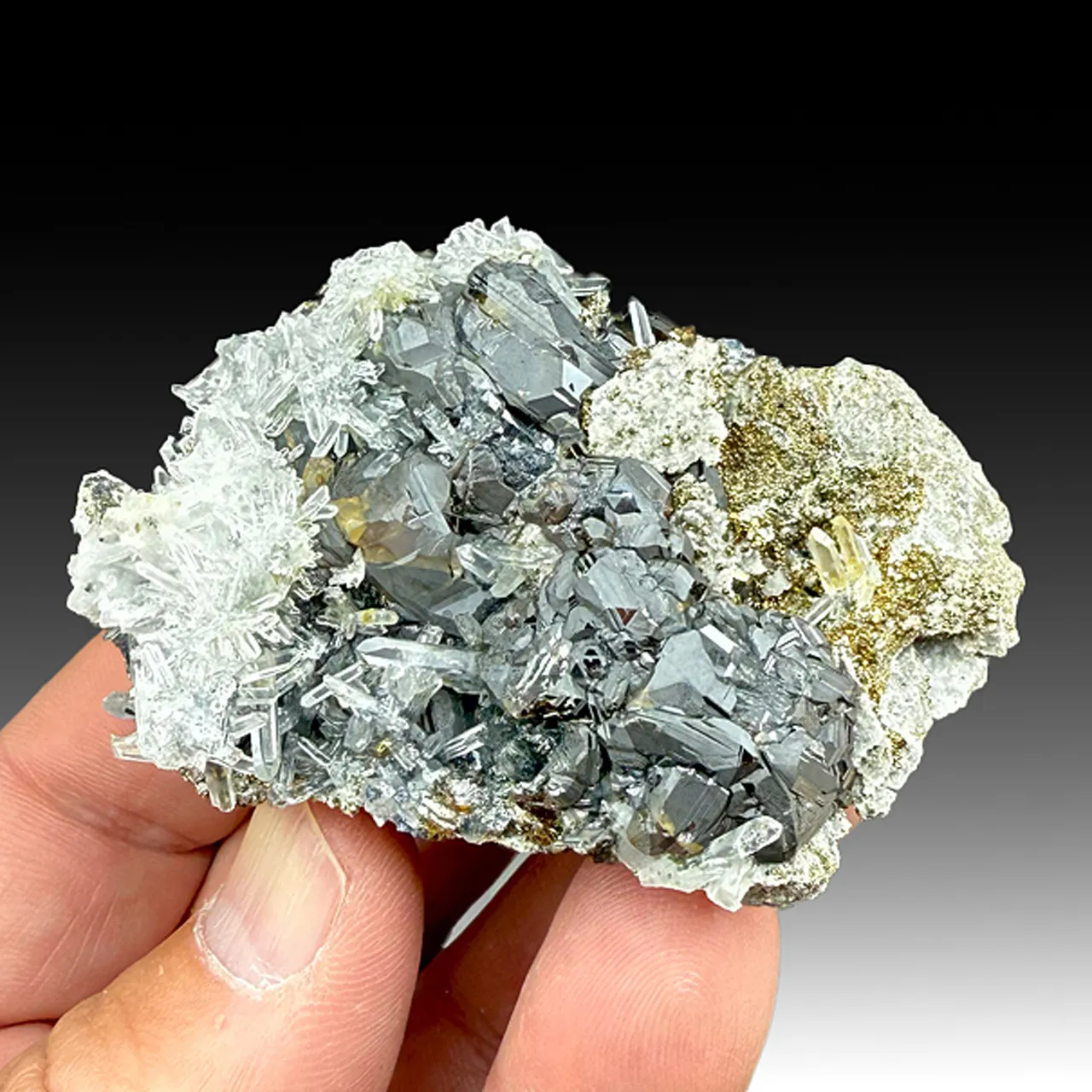 Sphalerite with Quartz, Pyrite - image 1