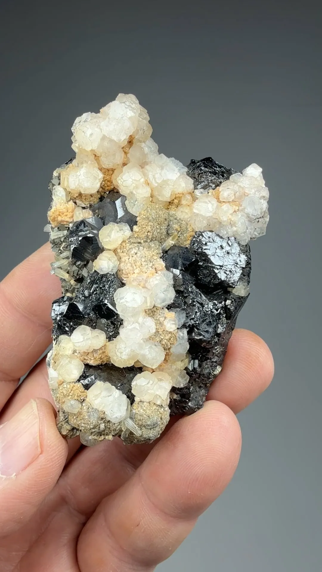 Sphalerite with Rhodochrosite, Arsenopyrite, Calcite, Quartz - image 2